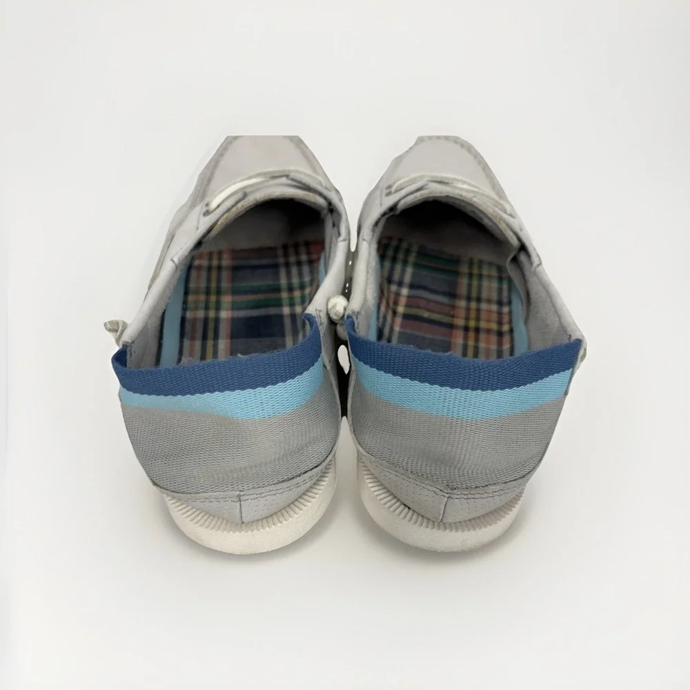 Sperry Top-Sider Men's boat shoes gray blue non marking us 11 EUR 44.5 EUC